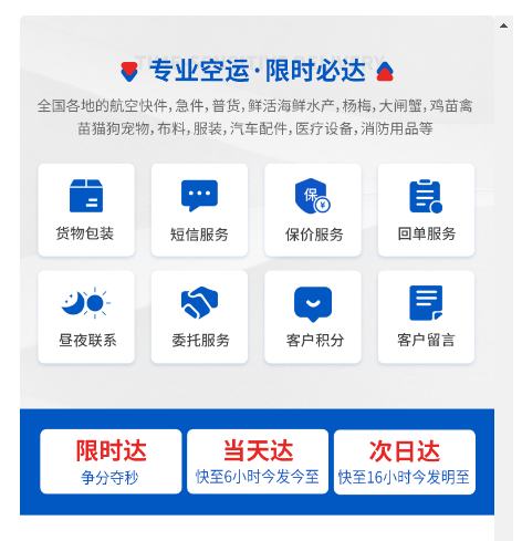 航空快递寄件全流程
